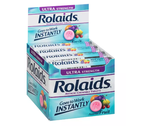 Rolaids Ultra Strength Fruit 12/Rolls