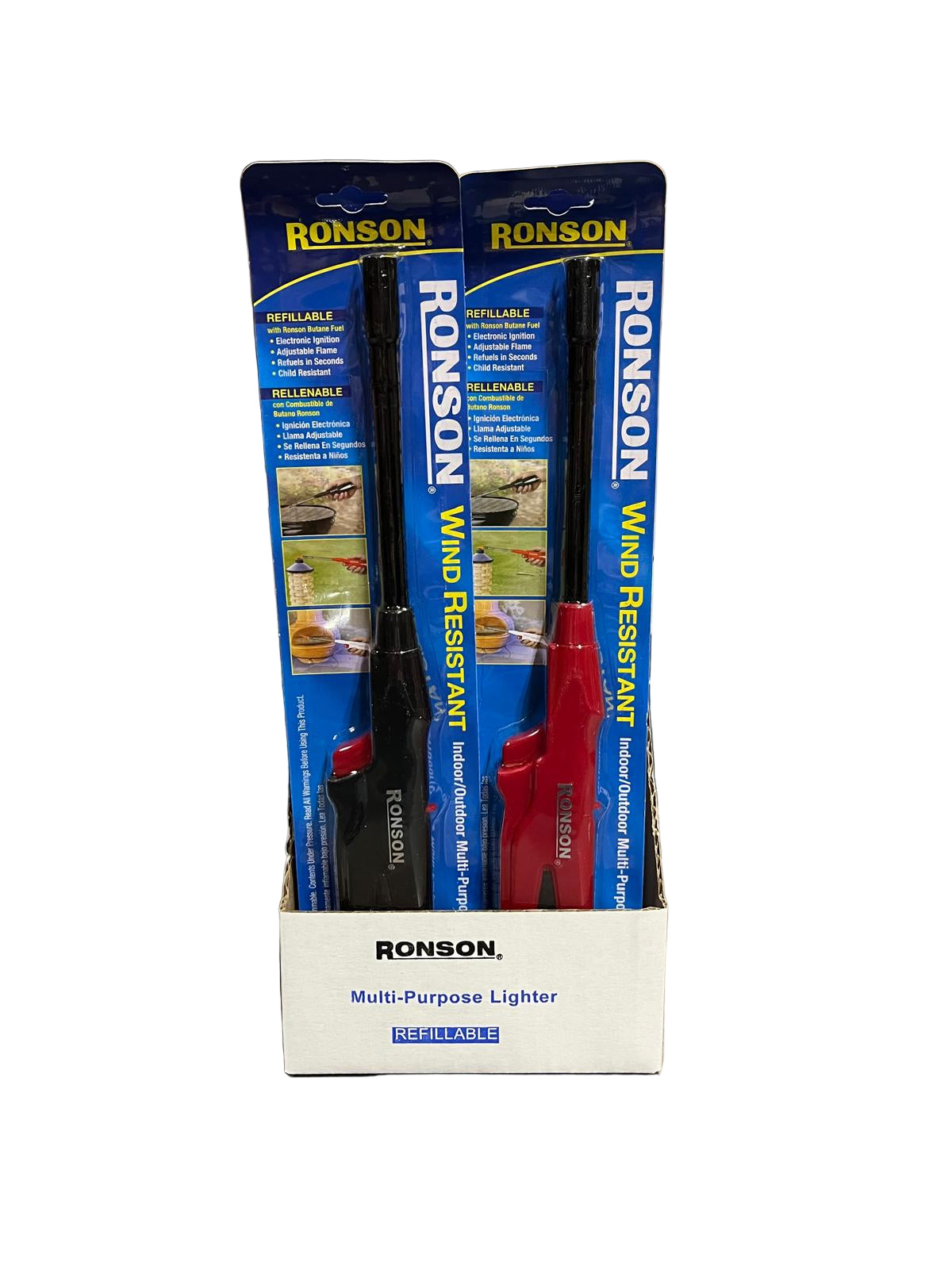 Ronson Refillable Multi-Purpose Lighter 12/bx