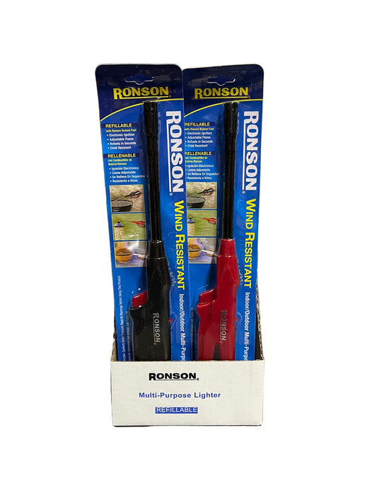 Ronson Refillable Multi-Purpose Lighter 12/bx