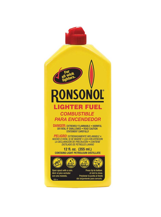 Ronson Lighter Fluid 12oz 12/bx