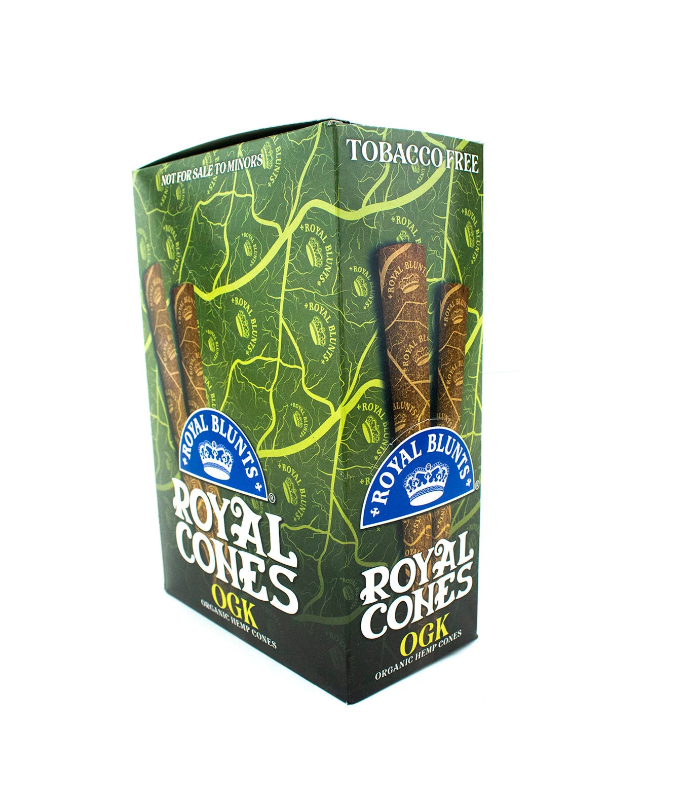 Royal Blunts Organic Hemp Cones OGK 2pk 10/bx