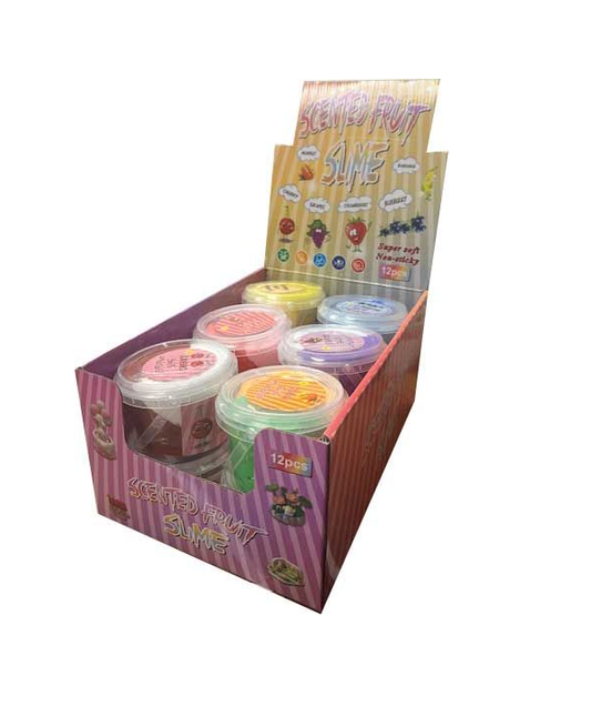 Scented Fruit Slime Buckets 12/display