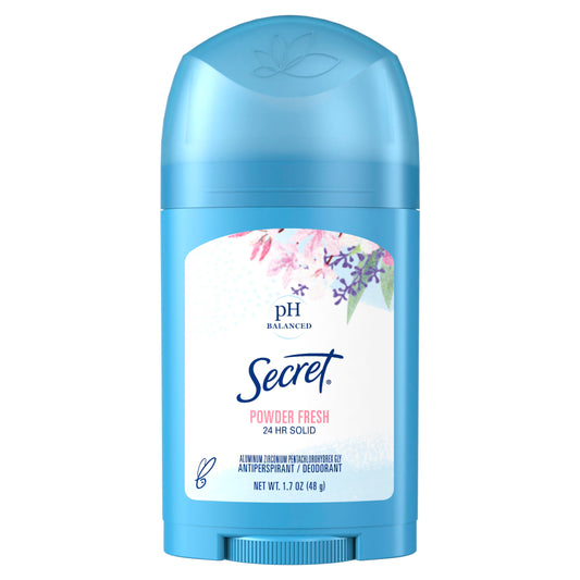 Secret Deodorant Stick 1.7oz 12/box Powder Fresh