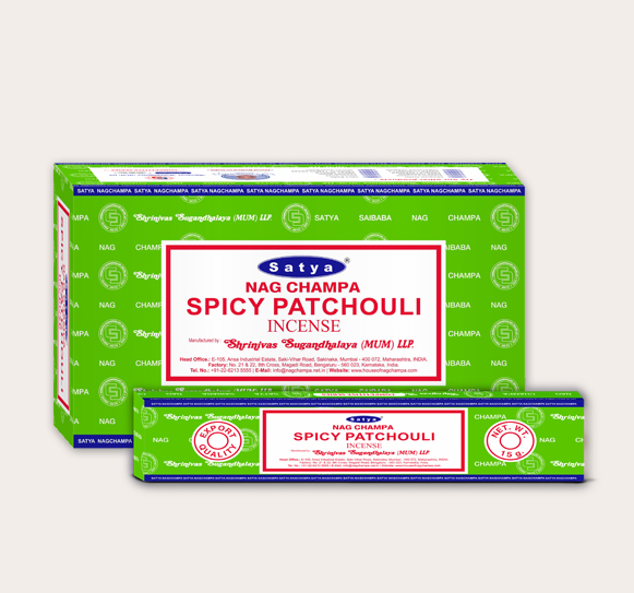 Nag Satya Incense spicy patchouli 15g 12/bx