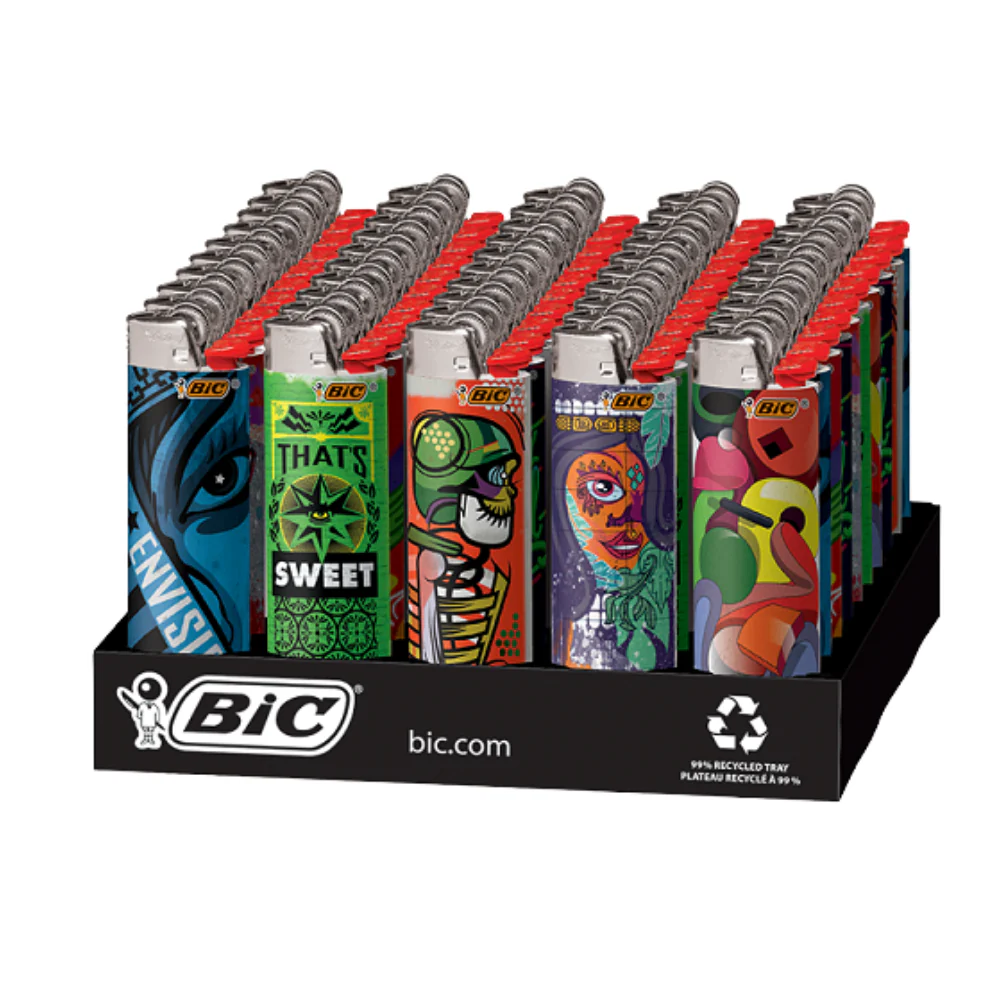 Bic Street art Lighters 50ct