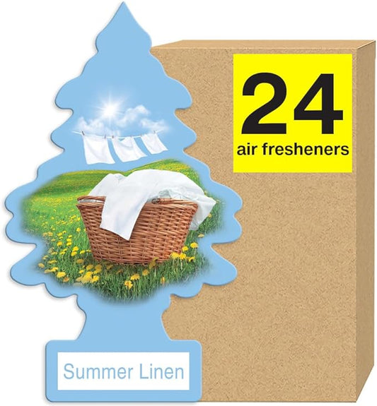Little Tree Air Freshener Summer Linen 24bx