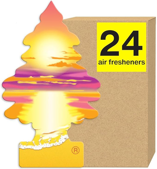 Little Tree Air Freshener Sunset Beach 24bx