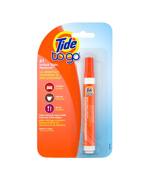 Tide to Go instant stain remover pen in packaging 