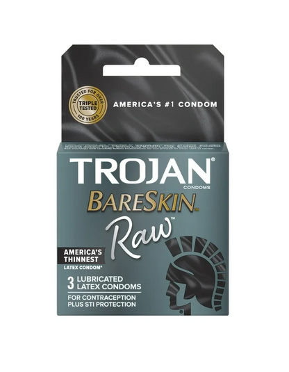 Trojan Bareskin RAW 3pk 12bx