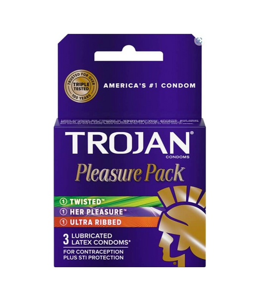 Trojan Pleasure Pack 3pk 12bx