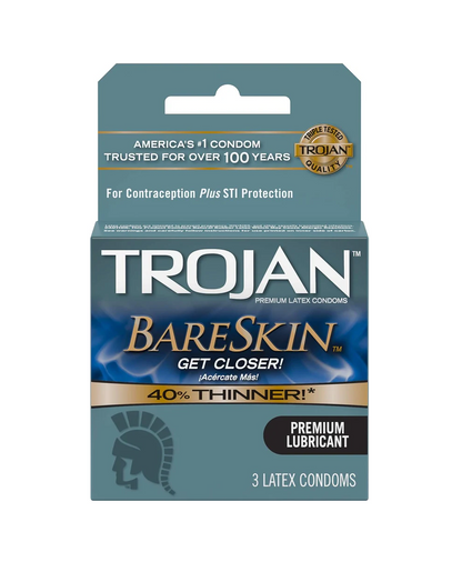 Trojan Bareskin 3pk 12bx