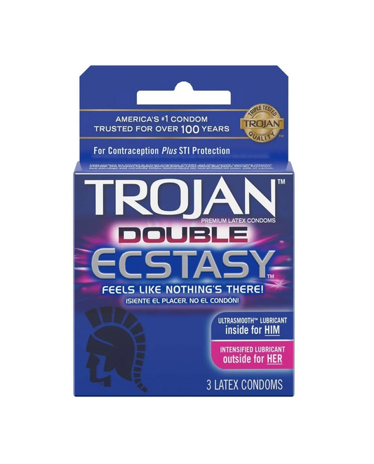 Trojan Double Ecstasy 3pk 12bx