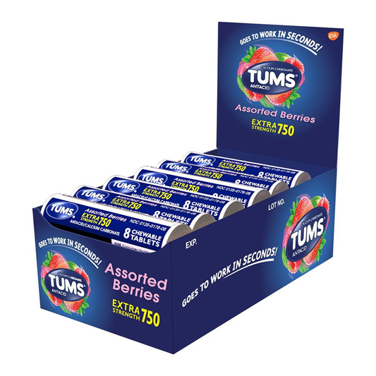 Tums X/S Assorted Berries 12/Rolls