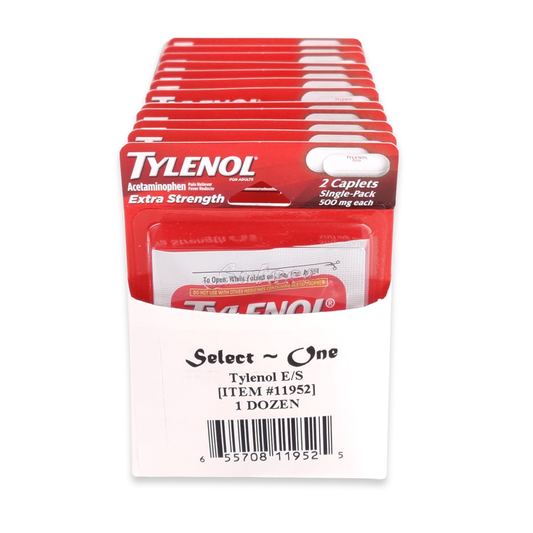 Tylenol X/S Single pack 12/cards