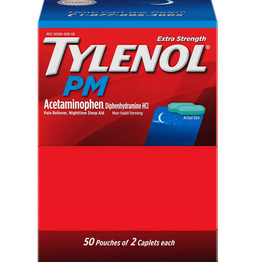 Wholesale Tylenol Pm Extra Strength 50/2pk 