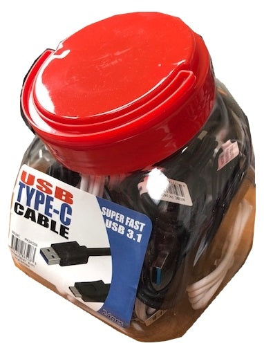 USB to TYPE C Charging Cable 24/Jar