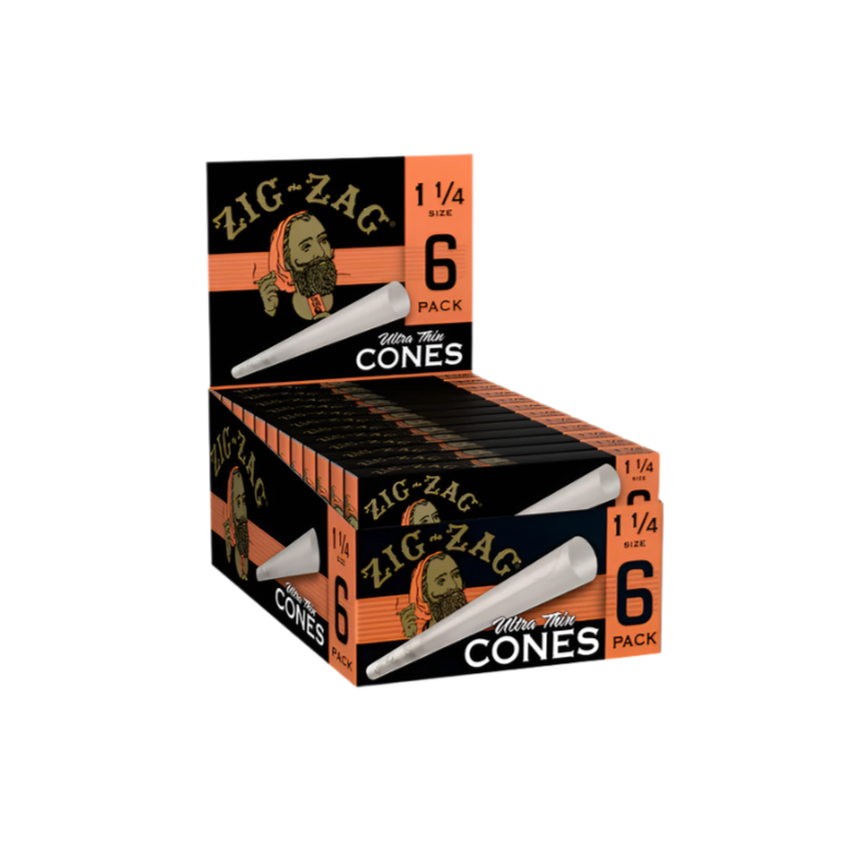 Zig-Zag Cones 1.25 6pk 24/bx