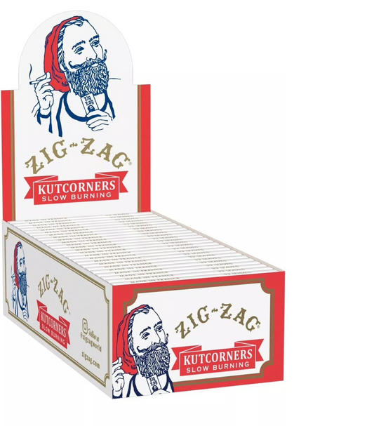 wholesale Zig Zag Kutcorners Slow Burning Cigarette Paper 24/bx