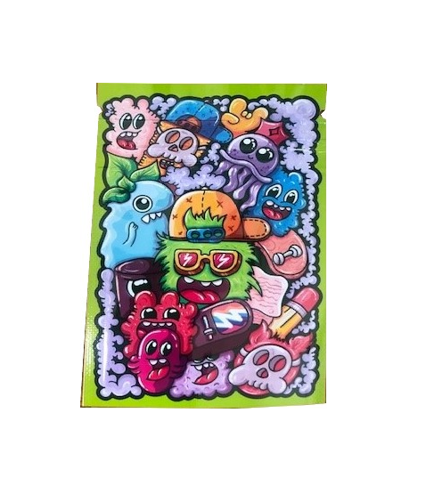 Ziplock Bag Monsters 3" x 2.5" 100/ct