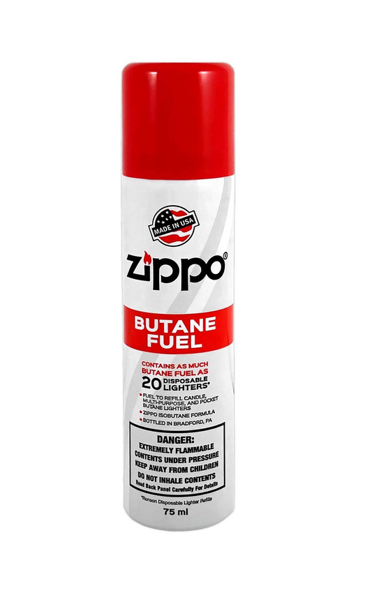 wholesale Zippo Butane Fuel 75ml 12/bx
